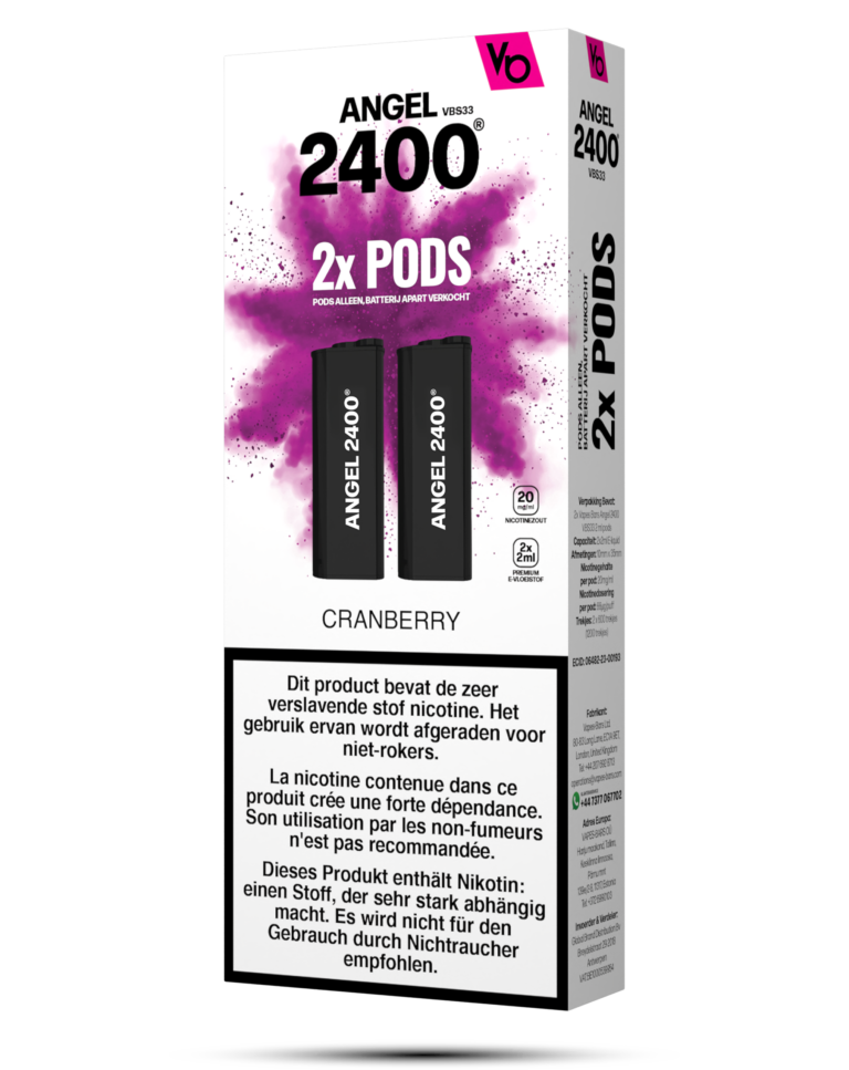 Angel-2400-cranberry-flavour-pods
