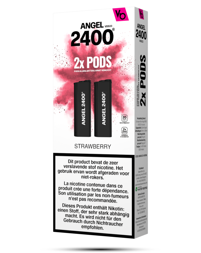 Angel-2400-strawberry-flavour-pods