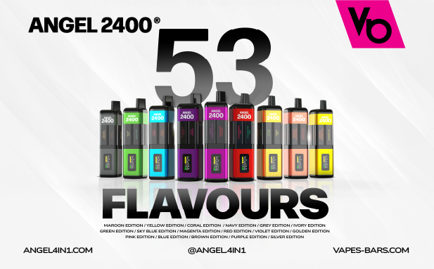 crystal vape how many puffs Angel® Pods in 53 Irresistible Flavours