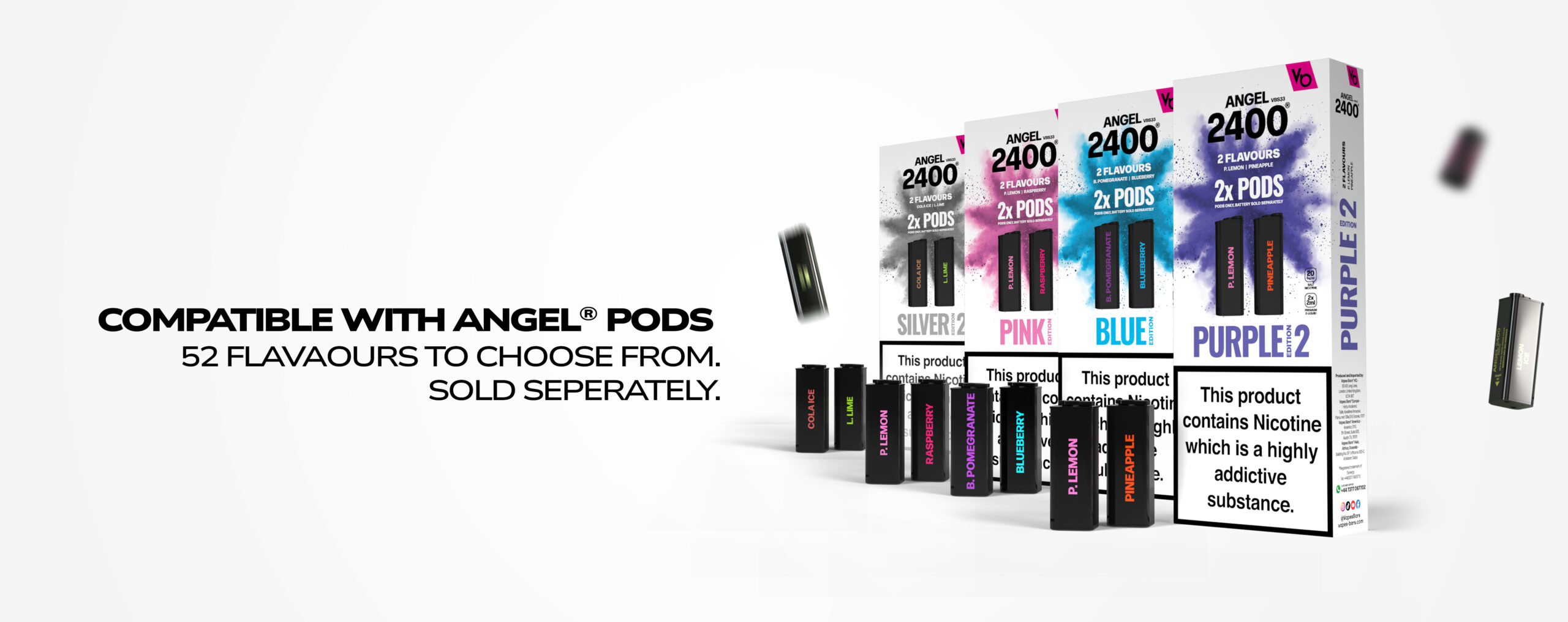 elfbar nachfüll pod läuft aus Vapes Bars Angel 2400 Pod Kit main image 1