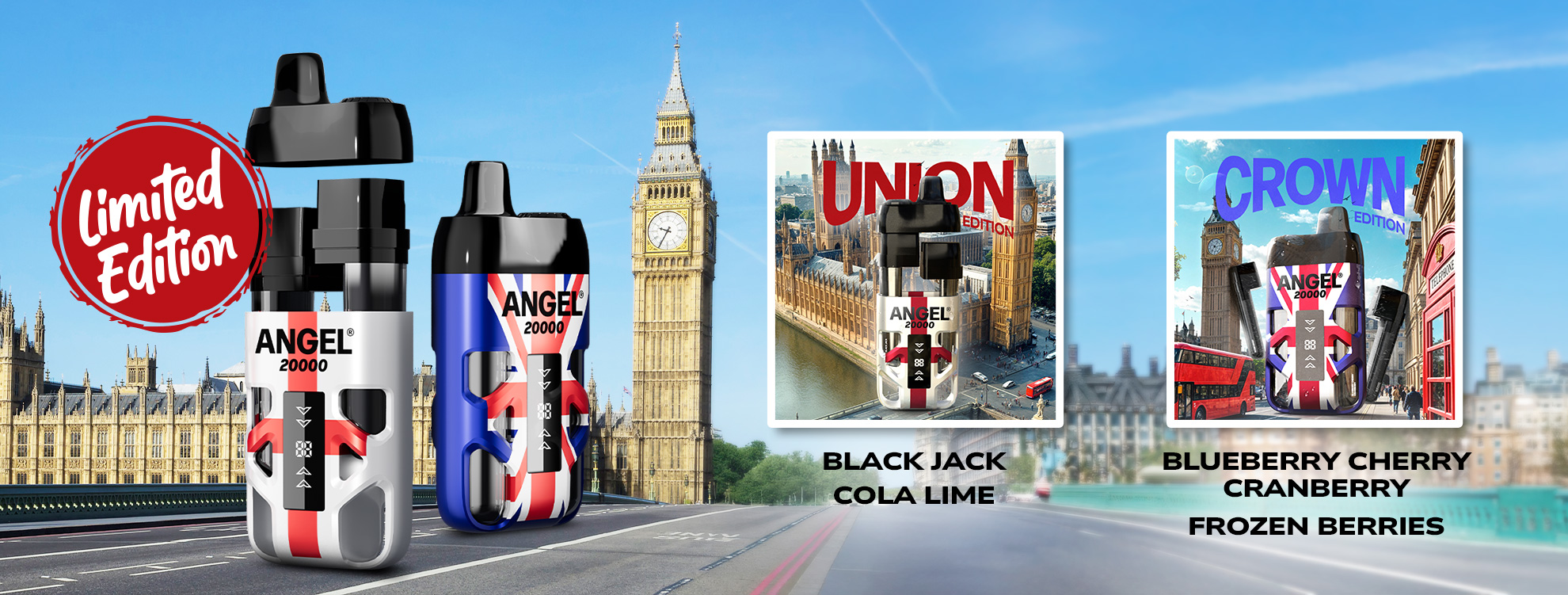 Angel 20k limited edition flavours