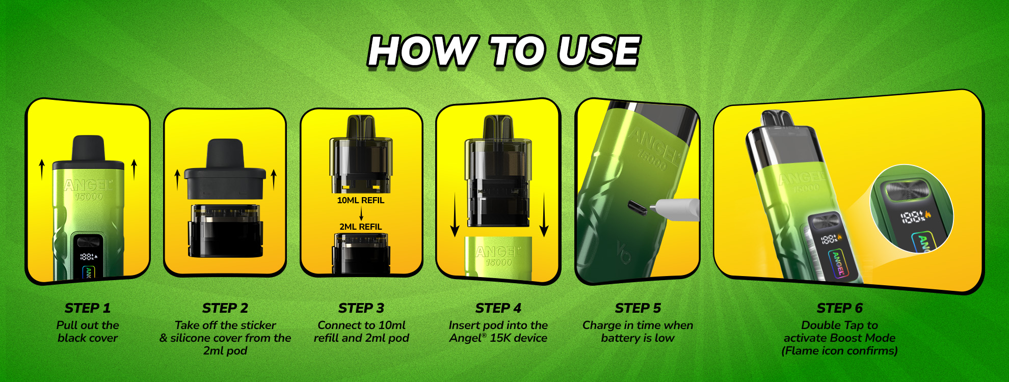 HOW TO USE ANGEL 15000