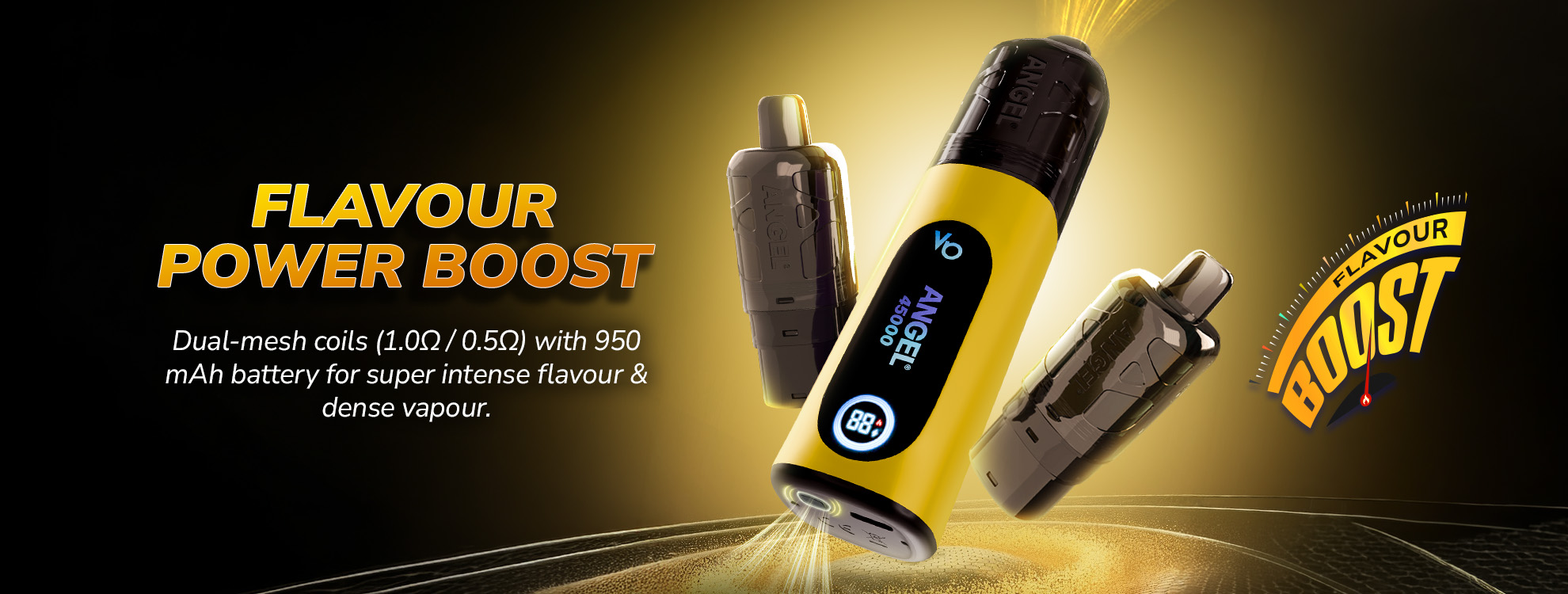 Angel 45k vape LONG LASTING PERFOMANCE UP TO 45000 PUFFS